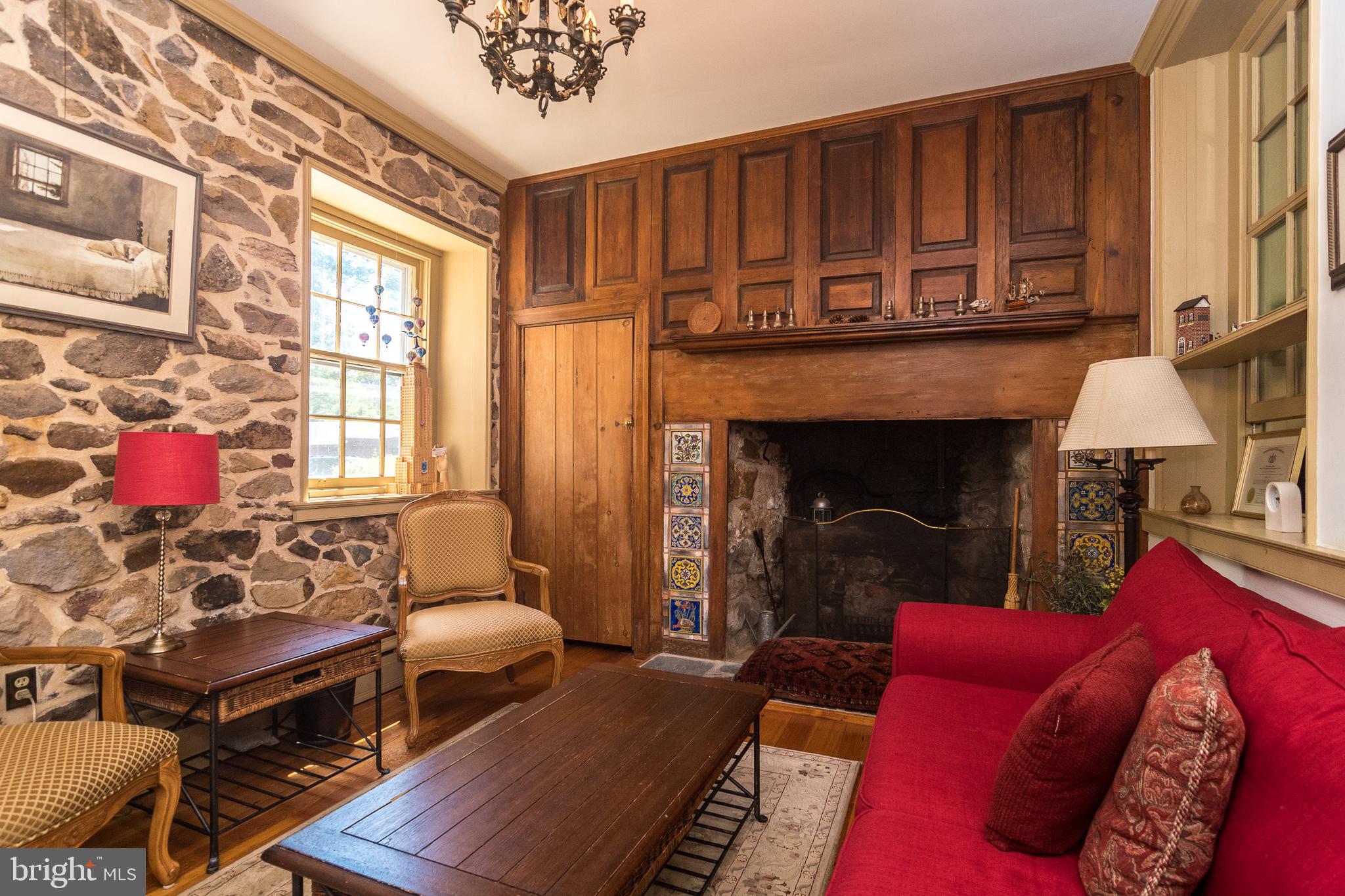 1960 South Easton Road Doylestown, PA 18901 - Photo 34 of 57 Original room, walk-in Fireplace w/Mercer tiles