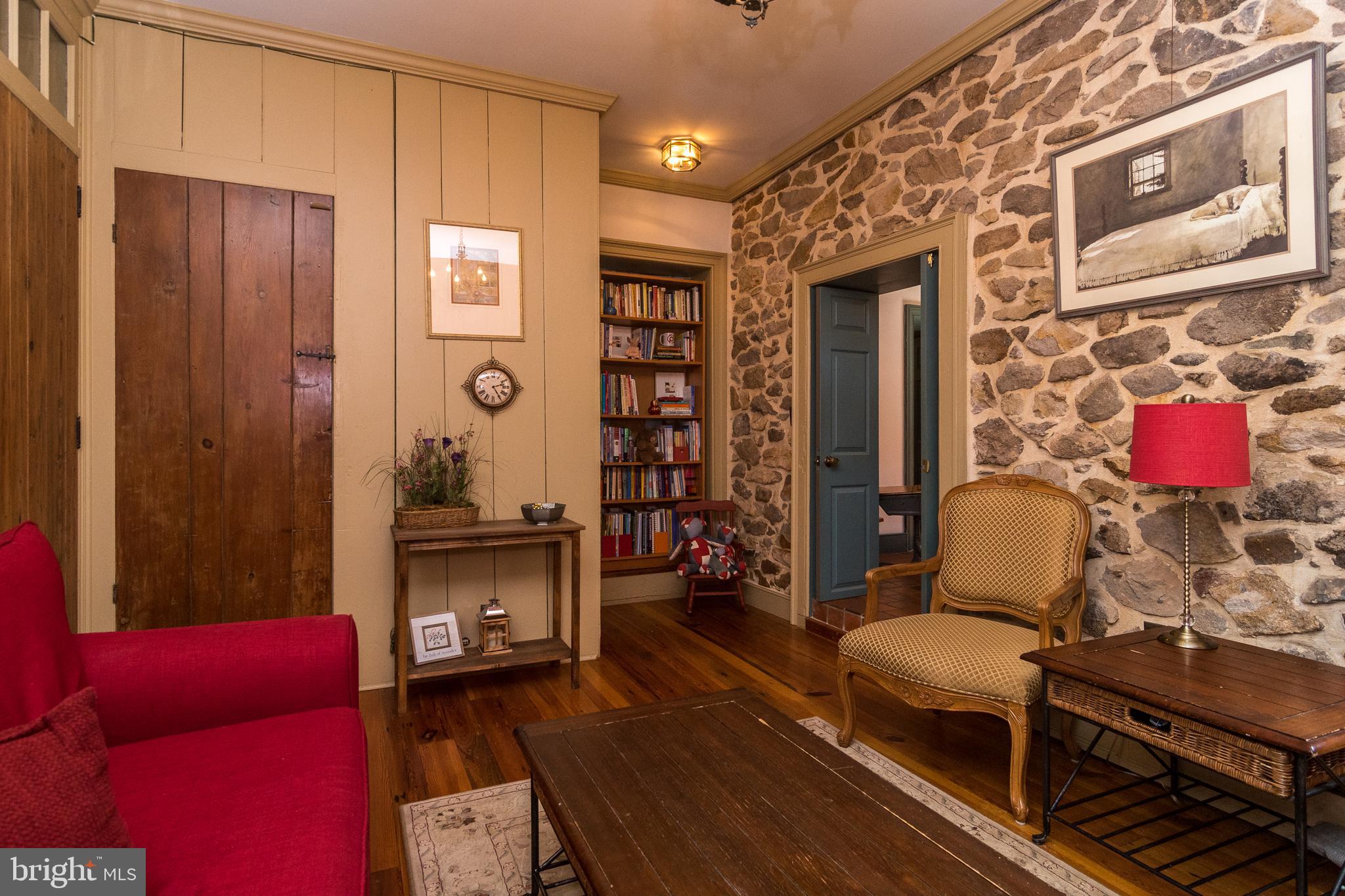 1960 South Easton Road Doylestown, PA 18901 - Photo 35 of 57 Exposed stone wall restored floors