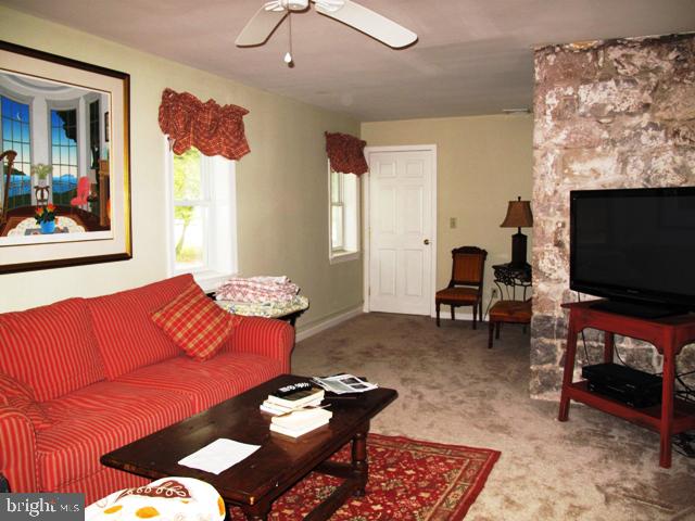 1960 South Easton Road Doylestown, PA 18901 - Photo 51 of 57 Living Rm w/exposed stone wall.