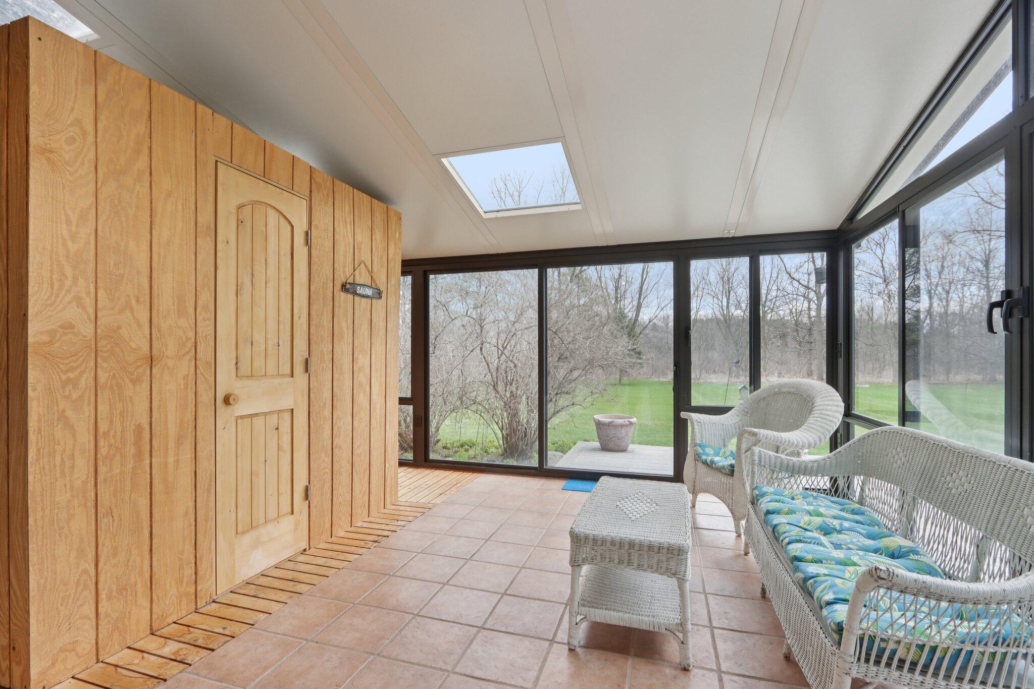 N61W29595 South Woodfield Road Merton, WI 53029 - Photo 17 of 44 Sauna in the sun room check this out