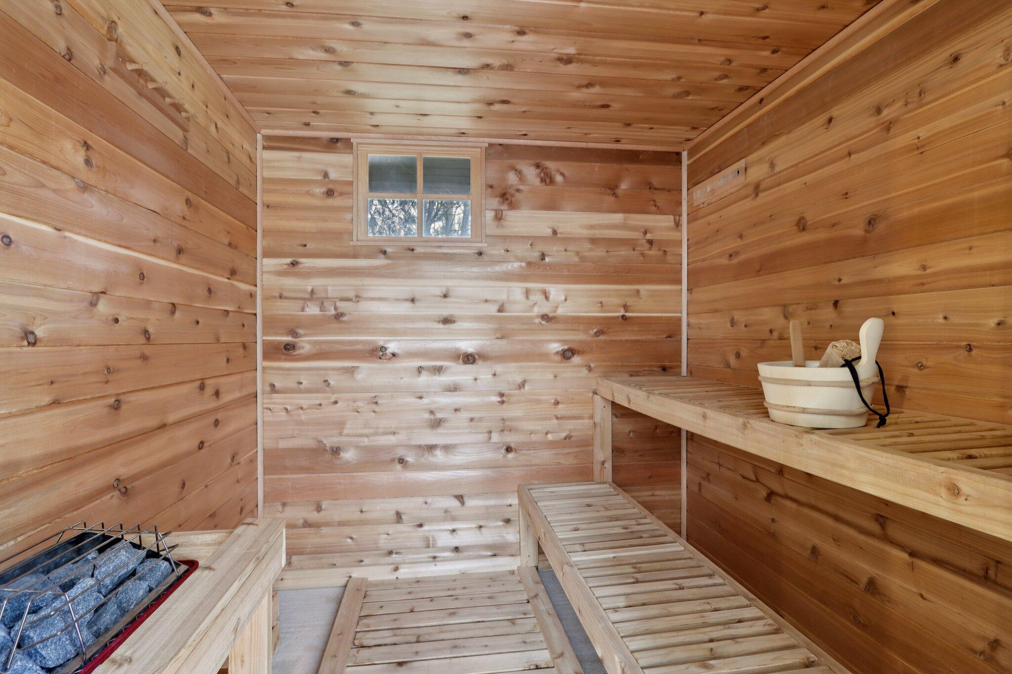 N61W29595 South Woodfield Road Merton, WI 53029 - Photo 20 of 44 Check out interior of sauna