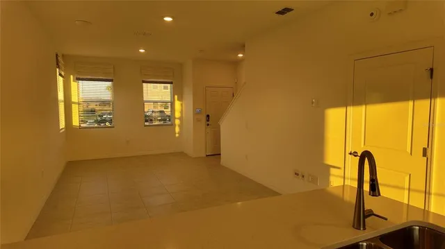 a view of an empty room