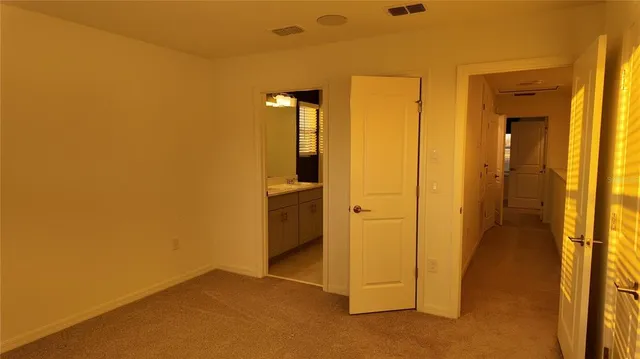 a view of empty room