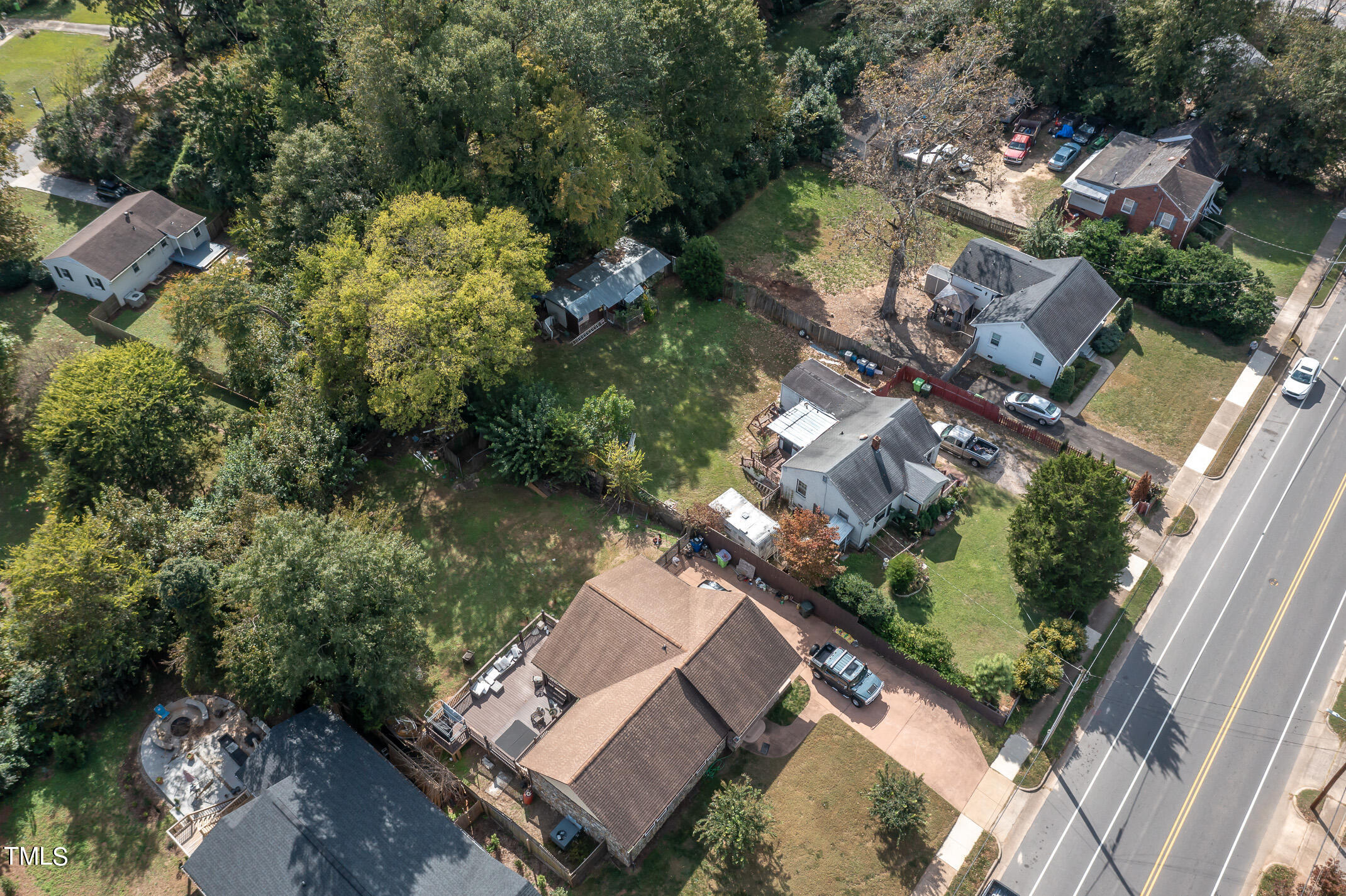 2214 Milburnie Road Raleigh, NC 27610 - Photo 9 of 14 Aerial of Home