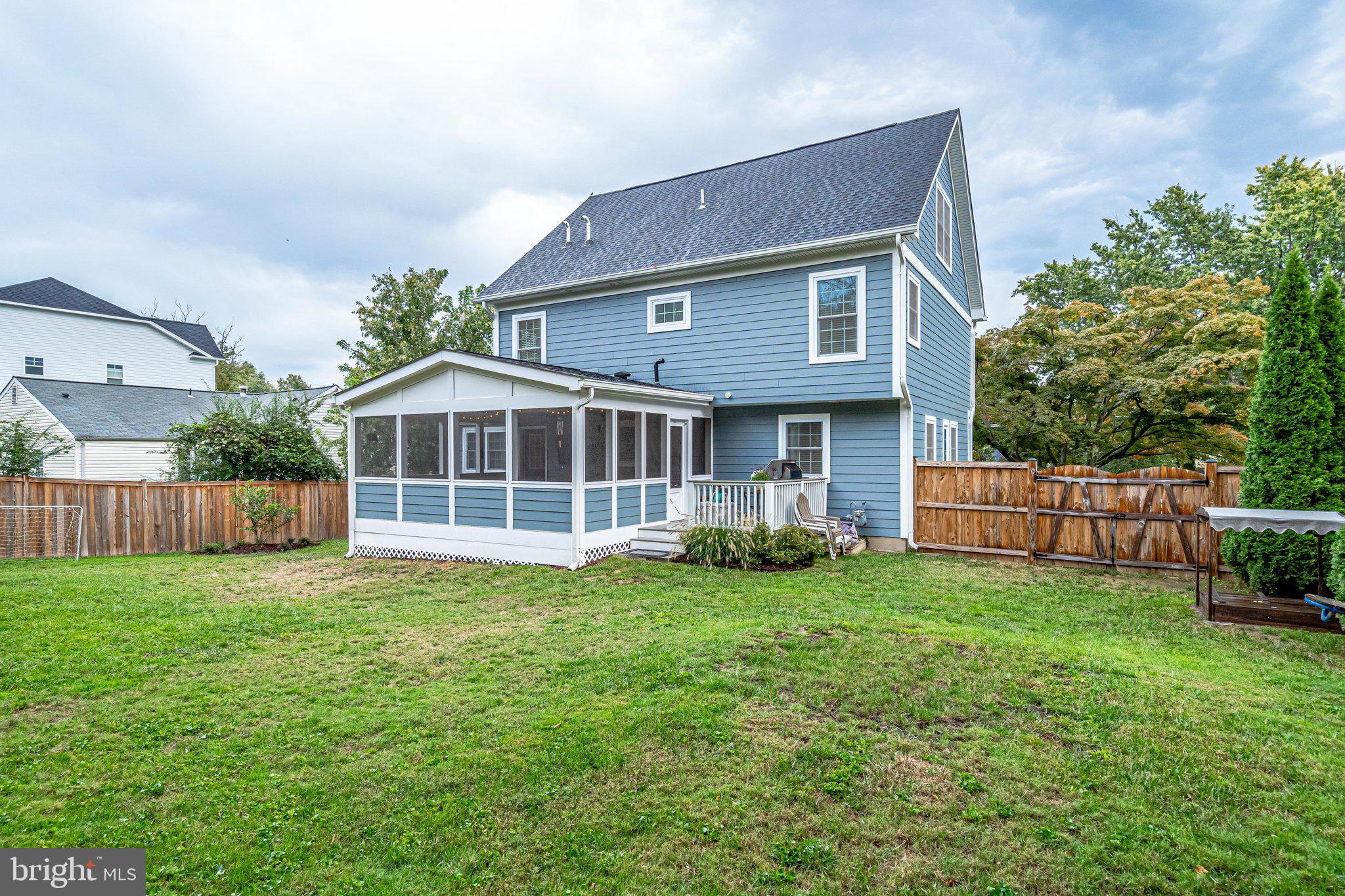 1750 Anderson Road Falls Church, VA 22043 - Photo 89 of 99 Beautiful Fenced Backyard with screened porch!