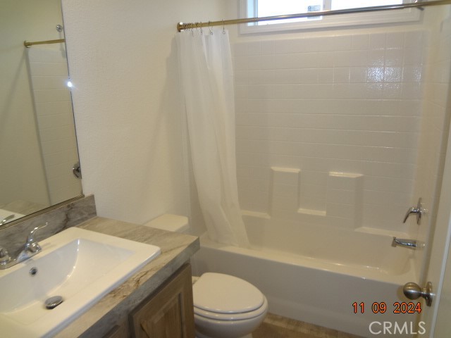16355 Dam Road Clearlake, CA 95422 - Photo 17 of 21 a bathroom with a sink a toilet and shower