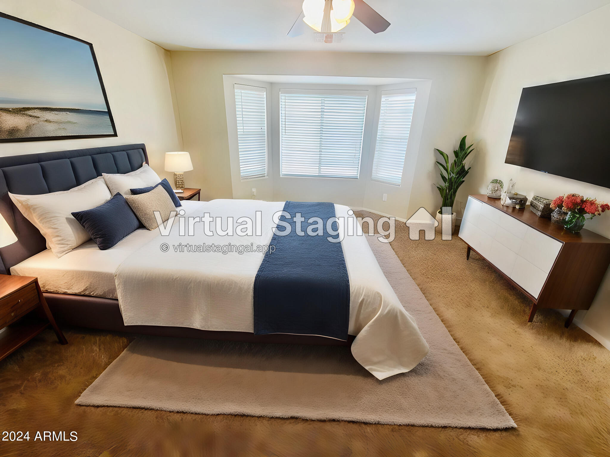 44809 West Sandhill Road Maricopa, AZ 85139 - Photo 14 of 22 staged bedroom