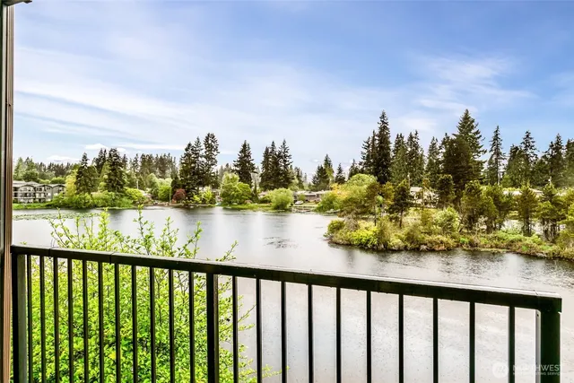 a view of city from a balcony
