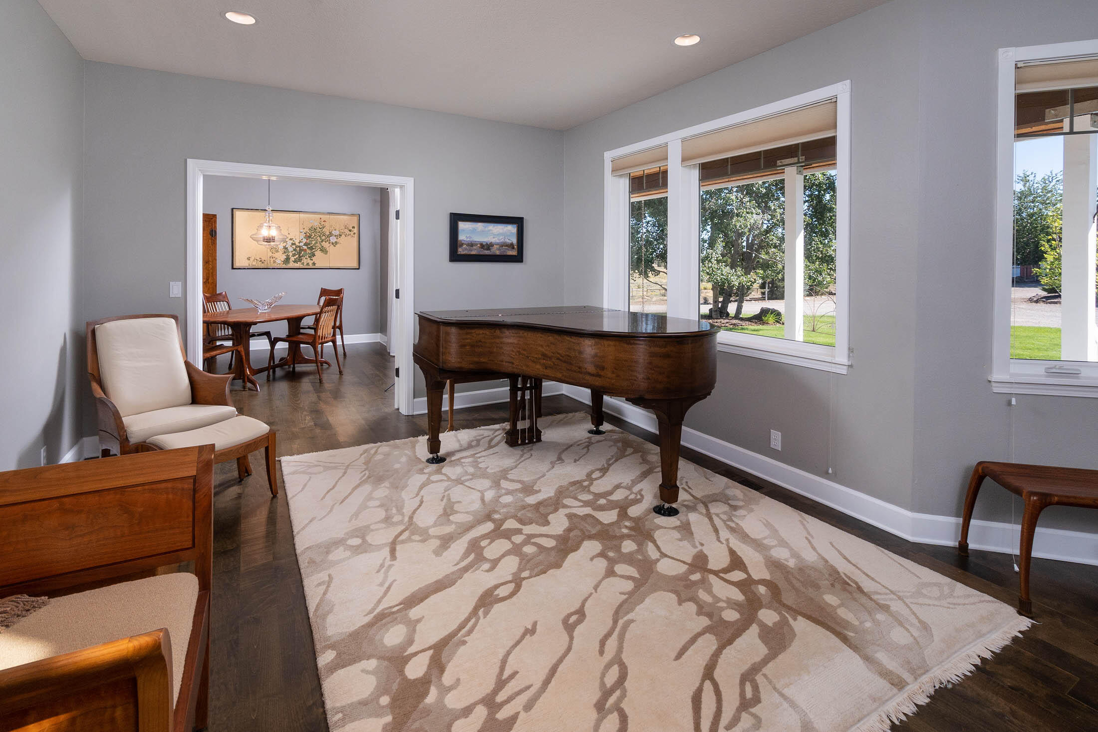 66290 Cline Falls Road Bend, OR 97703 - Photo 5 of 59 The living room by the front door.
