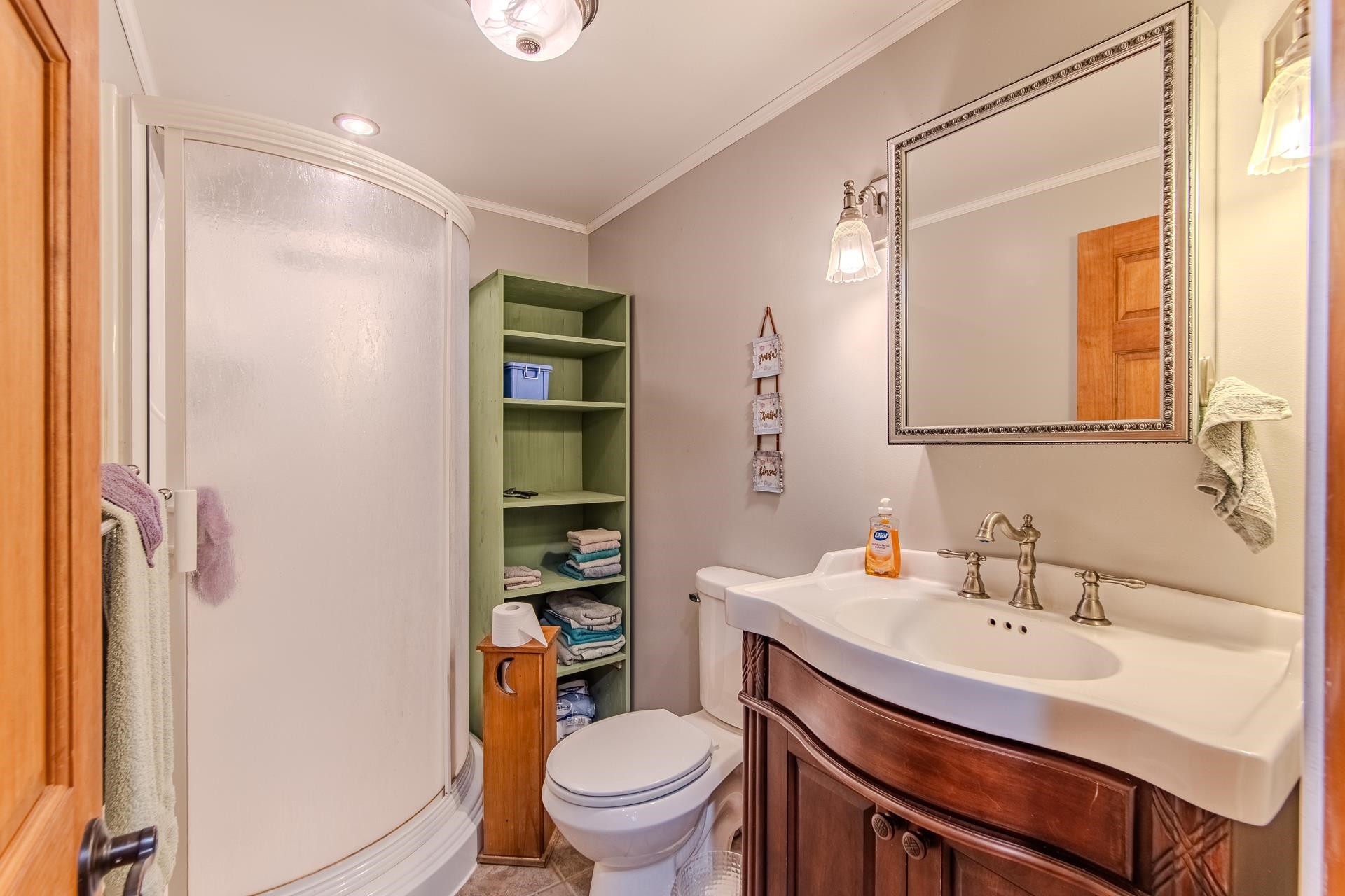 23 Old Ferry Road Bath Springs, TN 38311 - Photo 26 of 40 a bathroom with a sink toilet and shower
