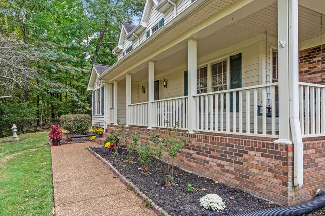 a view of a entryway door front of house