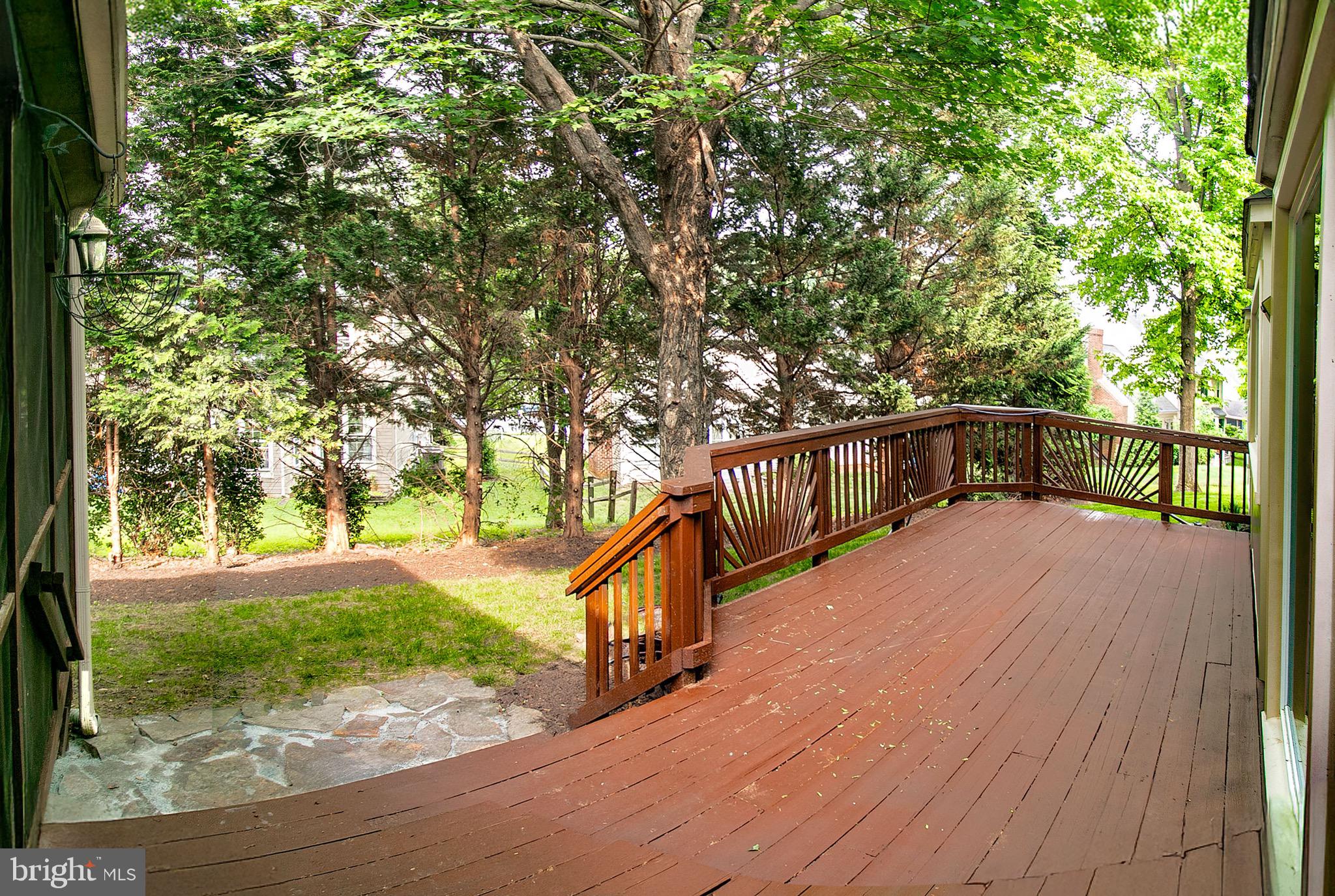 13500 Over Ridge Court Chantilly, VA 20151 - Photo 39 of 41 a view of a deck with trees in front of it
