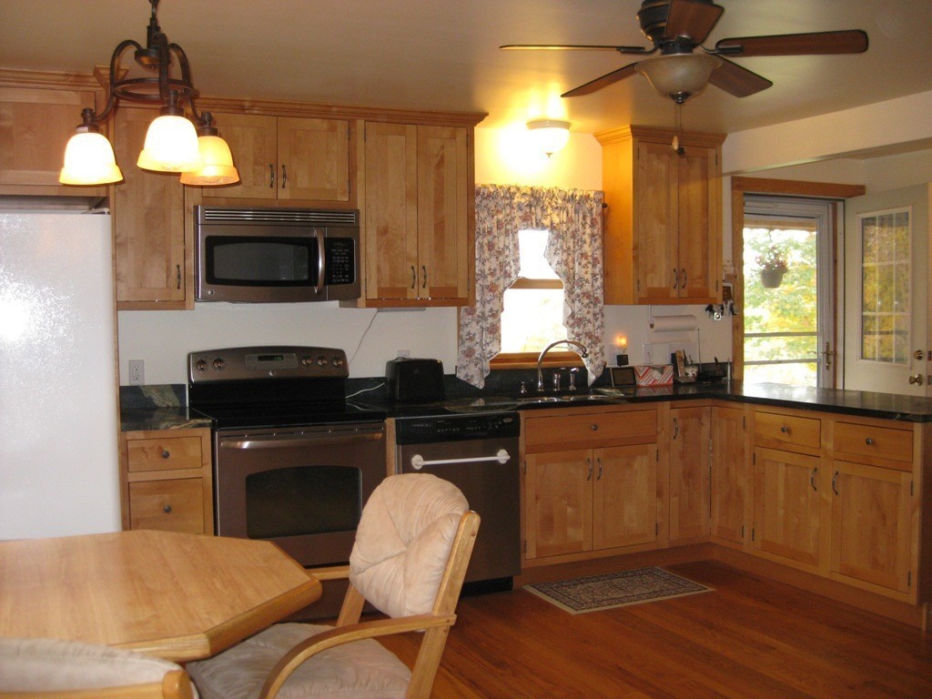 59 East Hawley Road Hawley, MA 01339 - Photo 11 of 28 a kitchen with a sink cabinets and window