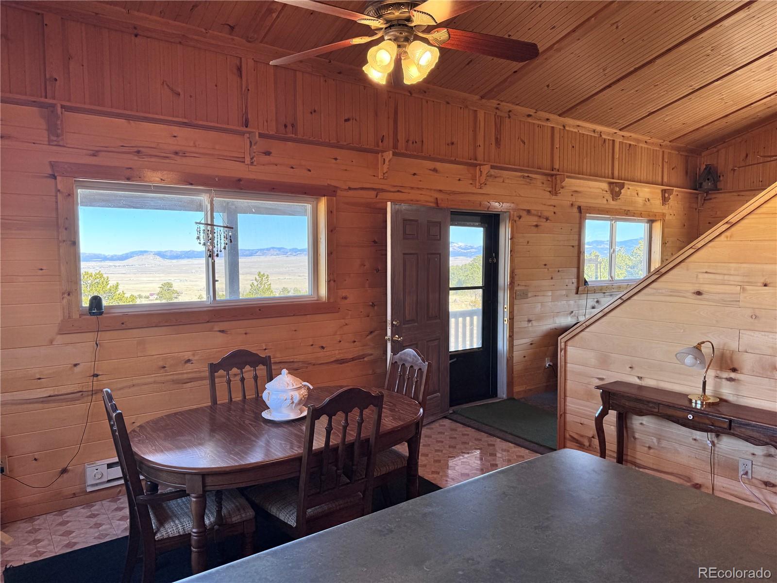 62 Rubel Road Westcliffe, CO 81252 - Photo 28 of 38 a dining room with furniture and window