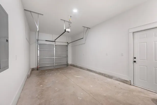 a view of room that has a walk in closet