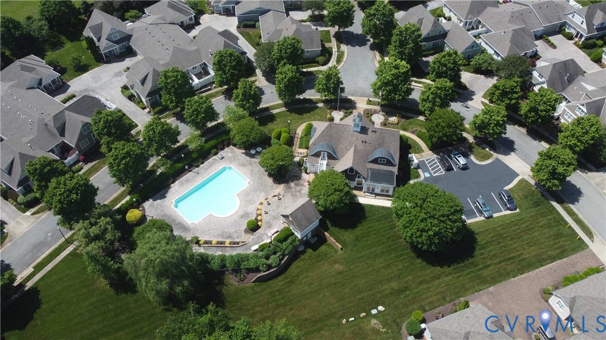 9012 Amberhill Loop North Chesterfield, VA 23236 - Photo 29 of 30 an aerial view of residential house with outdoor space and swimming pool