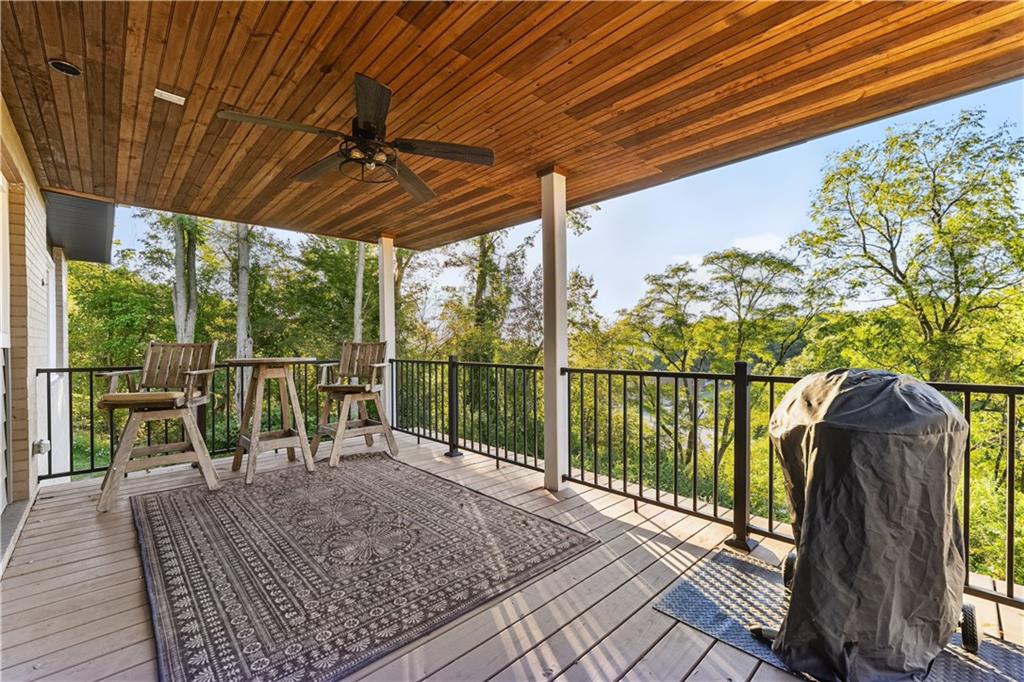 736 Pinetree Road Pittsburgh, PA 15243 - Photo 10 of 43 A convenient door leads from the kitchen to a balcony perfect for morning coffee with a good book or enjoying outdoor dining.