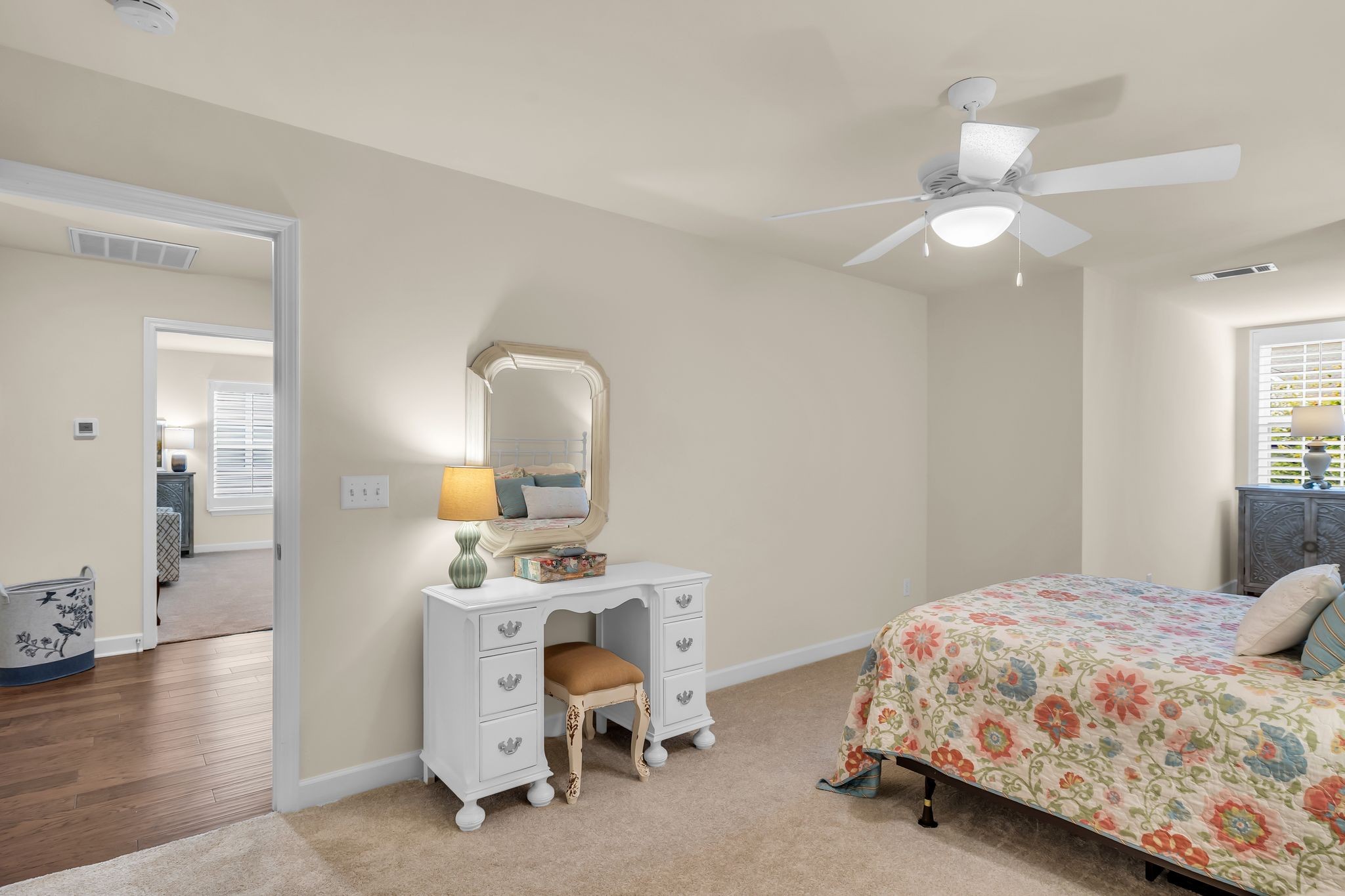 1509 Decatur Circle Franklin, TN 37067 - Photo 30 of 40 a bedroom with a bed and a chandelier