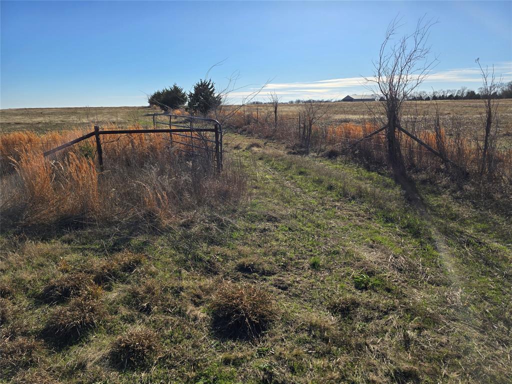 9999 Fm 3133 Road Van Alstyne, TX 75495 - Photo 3 of 8 a view of a dry yard with wooden fence