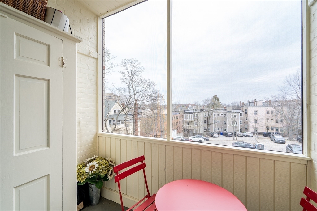 321 Tappan Street, Unit 3 Brookline, MA 02445 - Photo 21 of 39 a view of a balcony with furniture