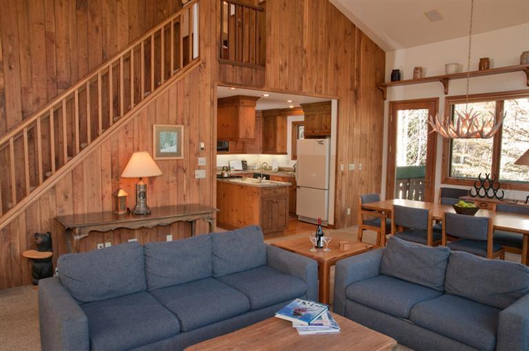 355 West Forest Road, Unit A Vail, CO 81657 - Photo 5 of 7 a view of a livingroom with furniture and a floor to ceiling window