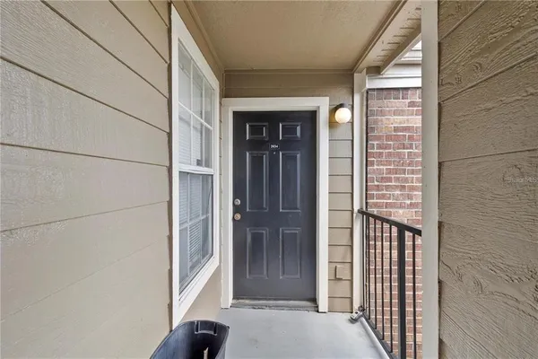 a view of front door