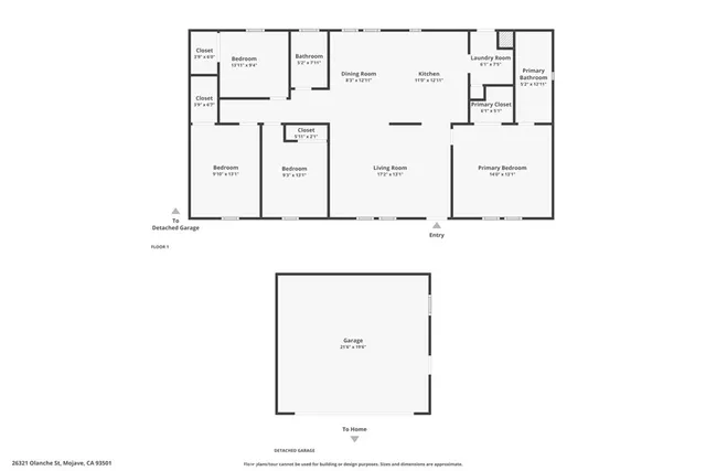 $189,000 | 26321 Olanche Street, Mojave, CA 93501