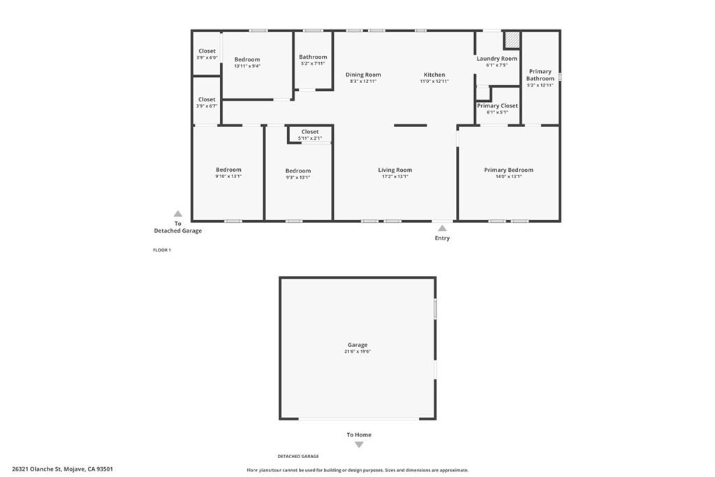 26321 Olanche Street Mojave, CA 93501 - Photo 39 of 39 a picture of a bench in room