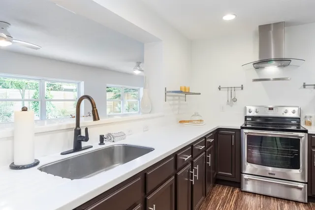 a dining room with furniture window wooden floor