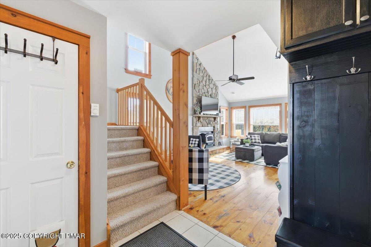 557 Upper Deer Valley Road Tannersville, PA 18372 - Photo 22 of 47 a view of a living room and entry way