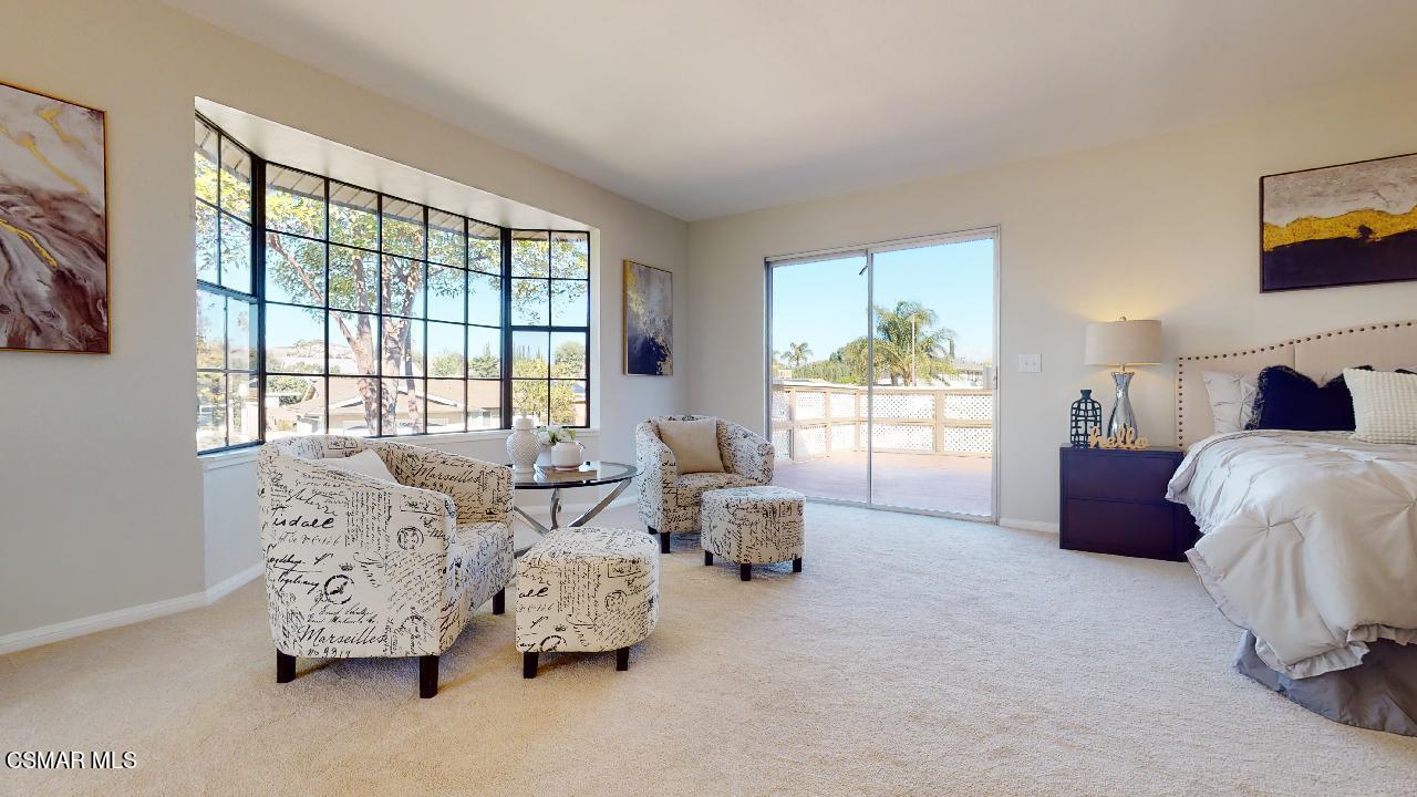 2007 Rhoda Street Simi Valley, CA 93065 - Photo 34 of 52 a bedroom with furniture and a large window