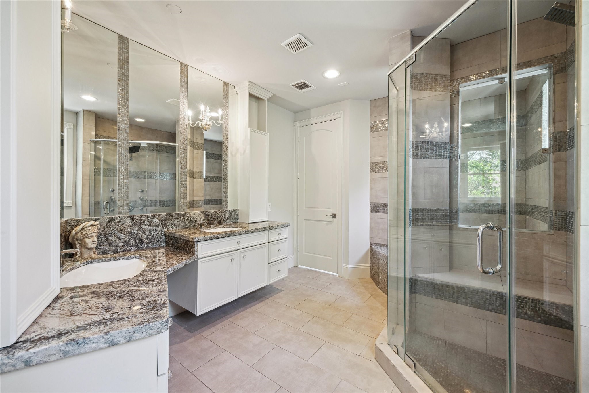 2247 Bartlett Street Houston, TX 77098 - Photo 32 of 50 Another view of this SECONDARY BATH with seamless glass shower and soaking tub not shown.