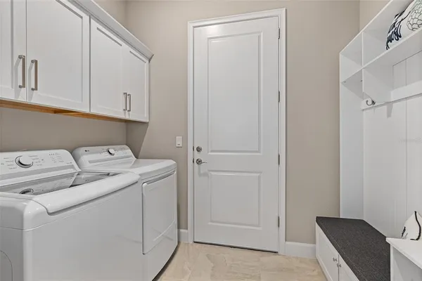 a house with swimming pool