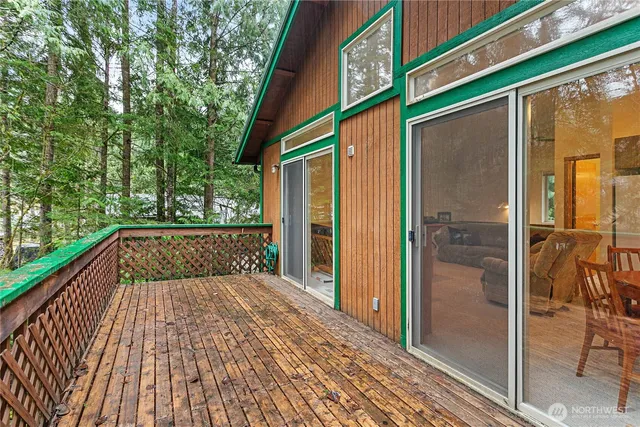 a view of balcony with a patio