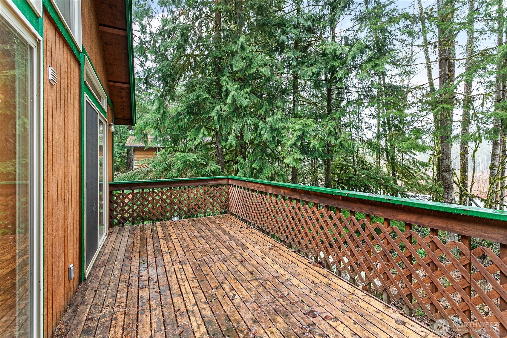 22014 Pinnacle Road Glacier, WA 98244 - Photo 26 of 31 a view of balcony with wooden floor