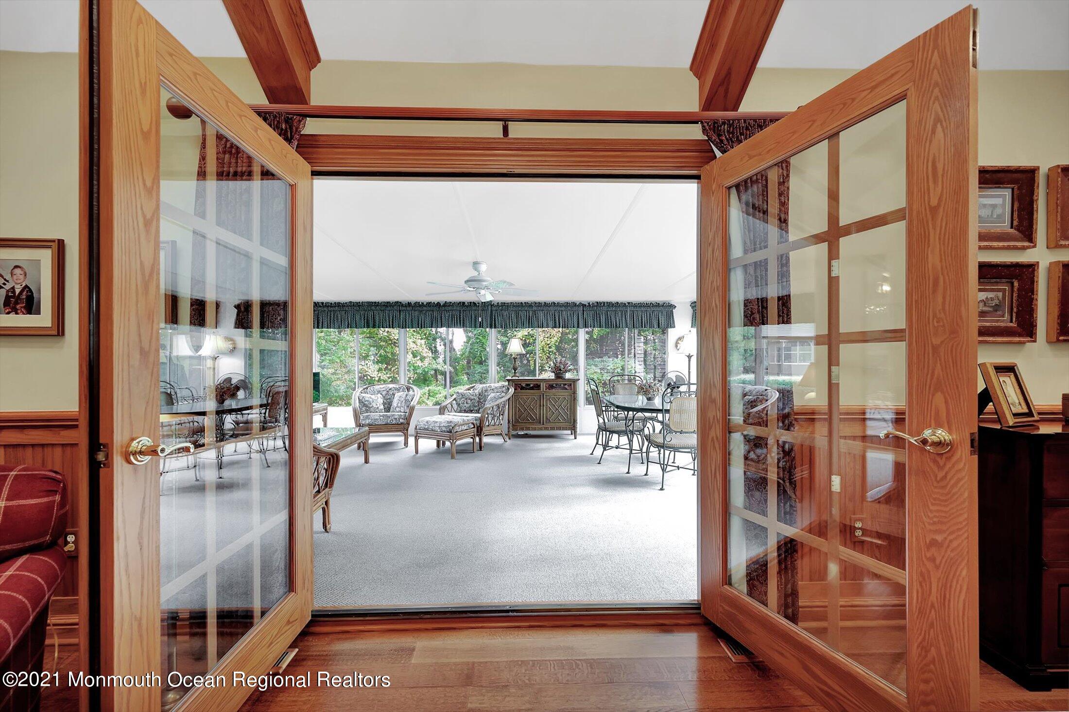 11 Ridge Hill Way Holmdel, NJ 07733 - Photo 17 of 46 18-Sun Room Entrance