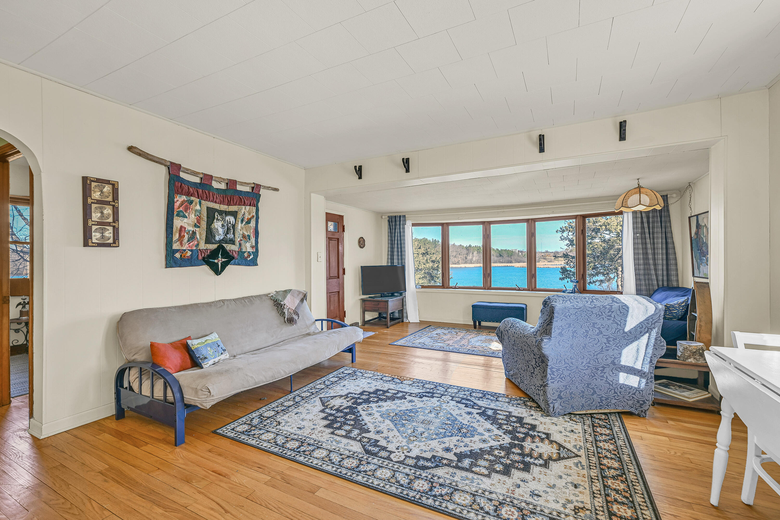 N6997 Oakwood Road Richmond, WI 53190 - Photo 7 of 43 Dining/Living room view of lake