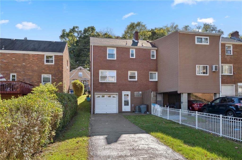 233 East Garden Road Pittsburgh, PA 15227 - Photo 15 of 15 One Car Integral Garage And Lots Of Off Street Parking Space In The Driveway