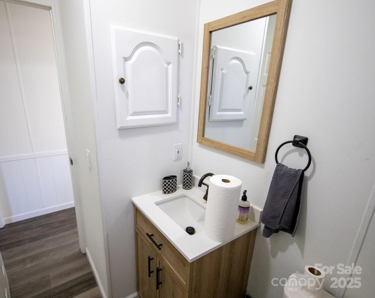 717 Pine Mountain Road Hudson, NC 28638 - Photo 20 of 31 a bathroom with a sink mirror and vanity