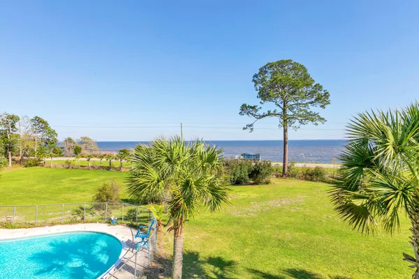 a view of a green field