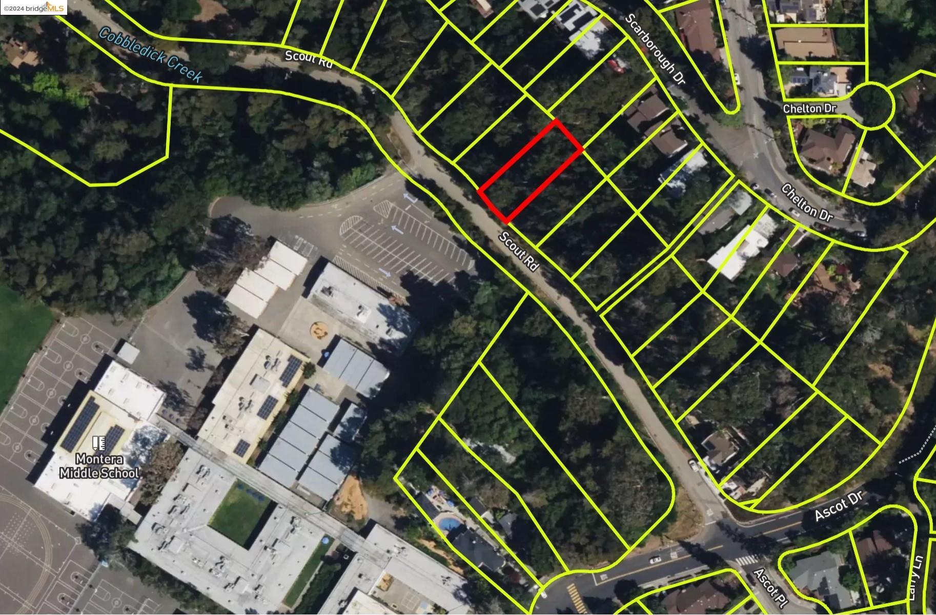 Scout Road Oakland, CA 94611 - Photo 5 of 5 an aerial view of a tennis court
