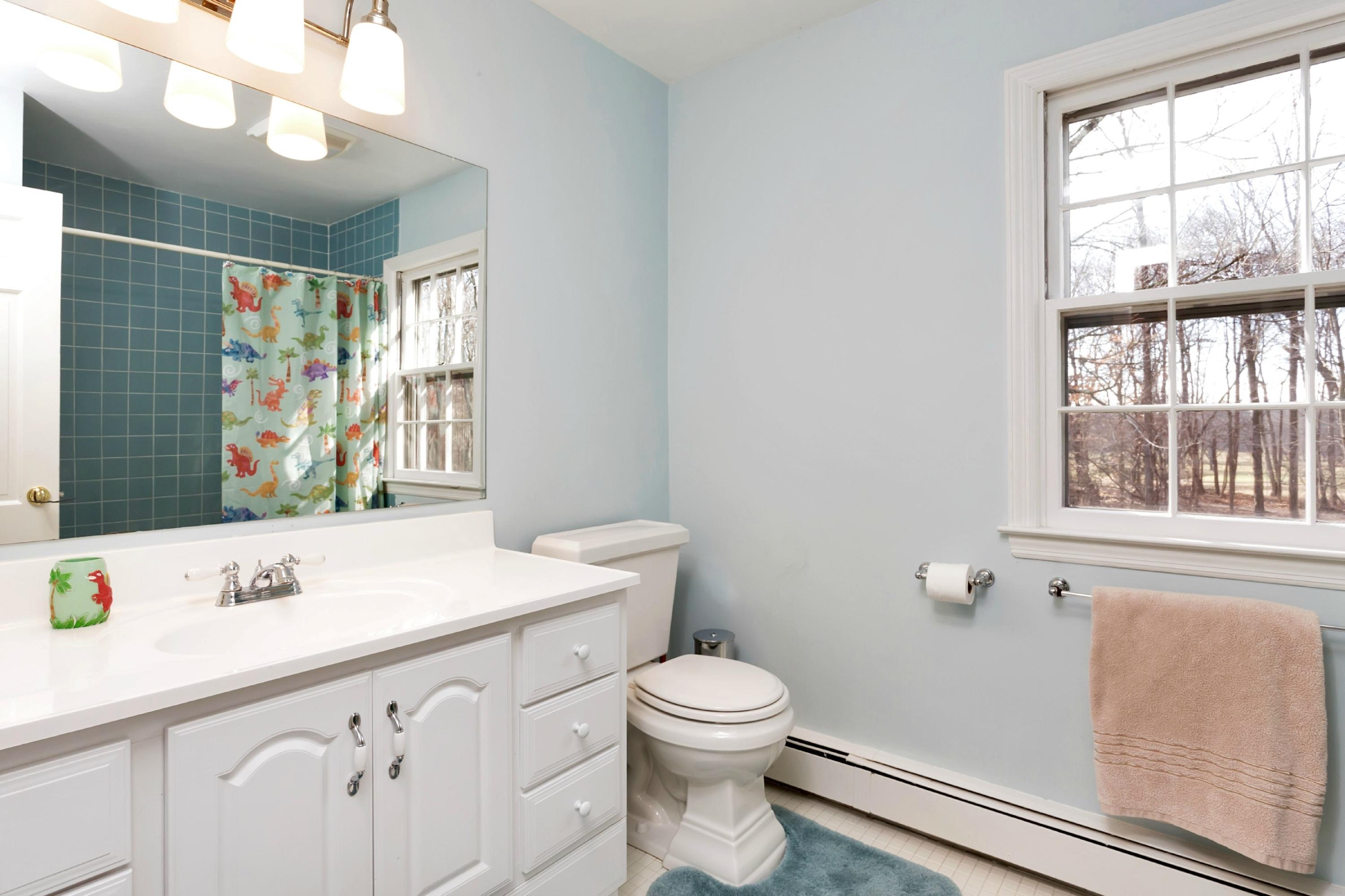 483 Middlesex Road Darien, CT 06820 - Photo 19 of 27 a bathroom with a sink a toilet and a window