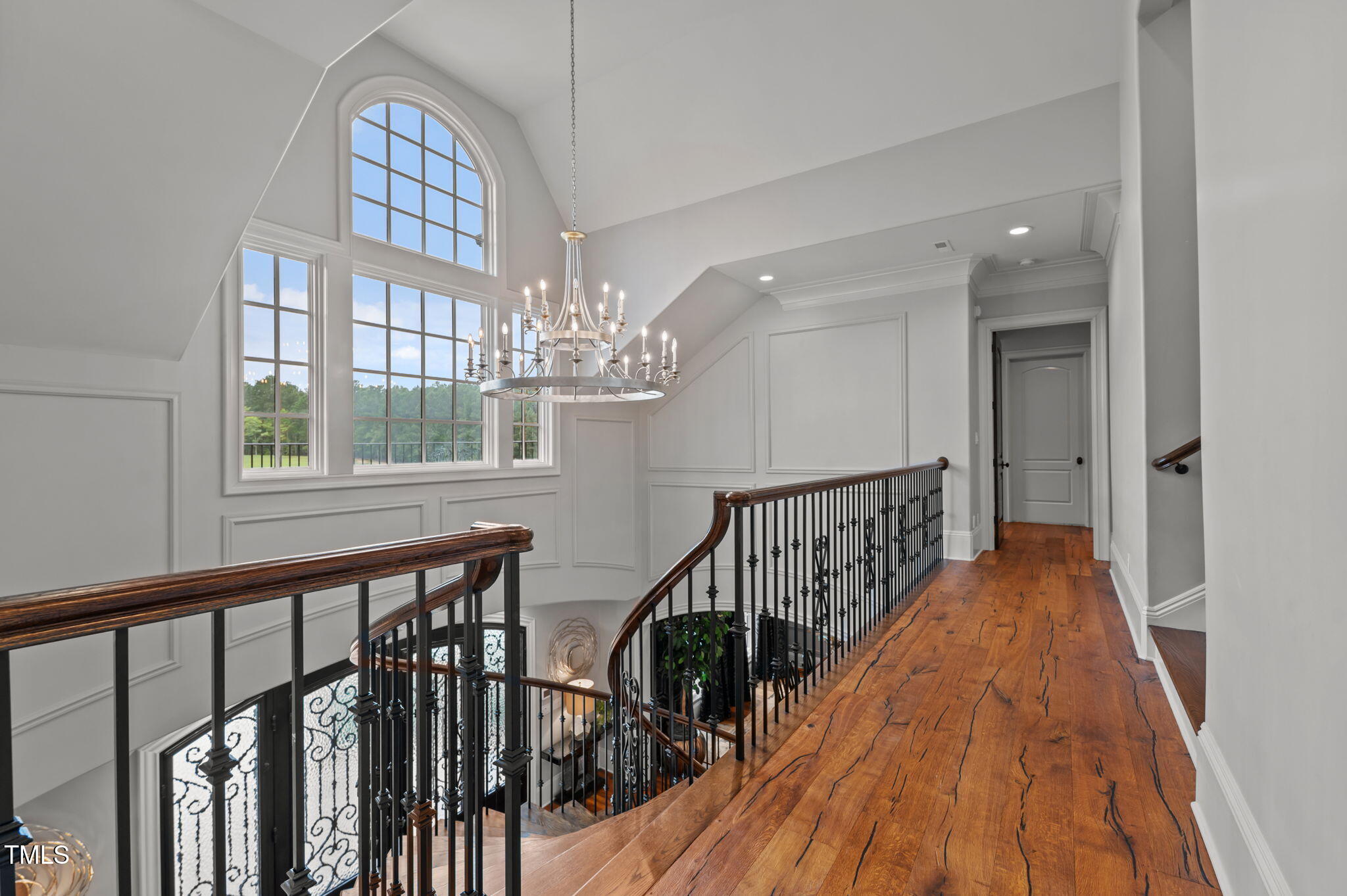 12660 Boyce Mill Road Raleigh, NC 27613 - Photo 63 of 89 a view of entryway and hall with wooden floor