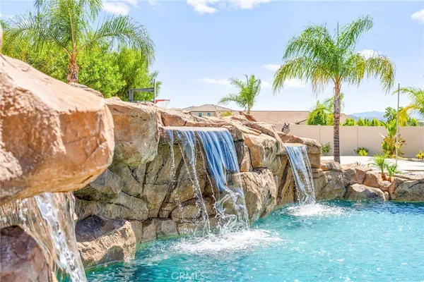 a view of outdoor space with seating area