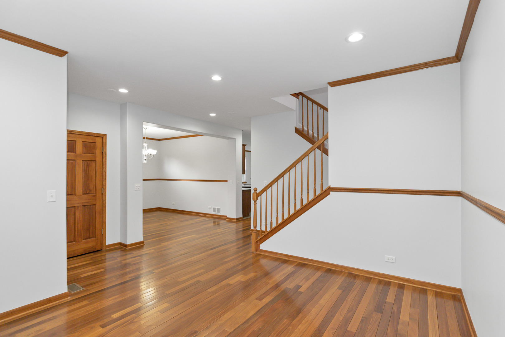 3311 Lafayette Street Elgin, IL 60124 - Photo 6 of 50 a view of entryway with wooden floor