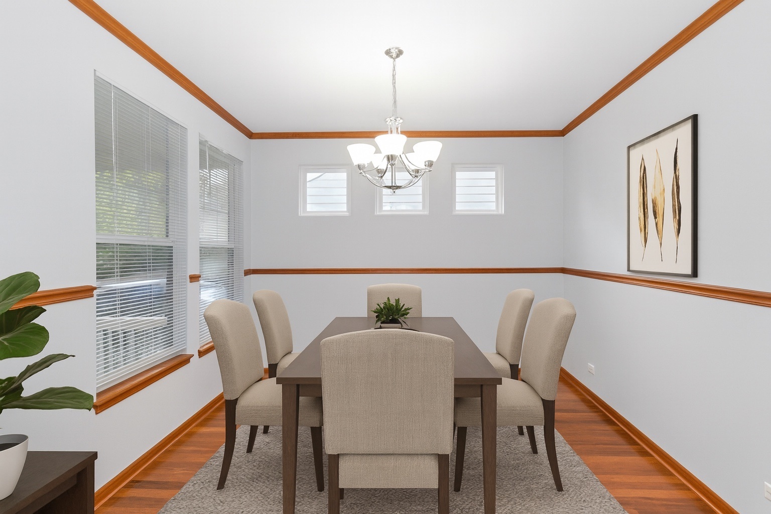 3311 Lafayette Street Elgin, IL 60124 - Photo 9 of 50 a view of a dining room with furniture and wooden floor