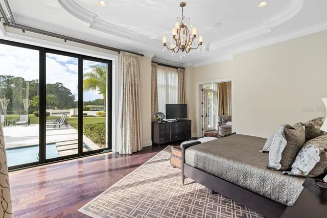 a kitchen with a sink and refrigerator