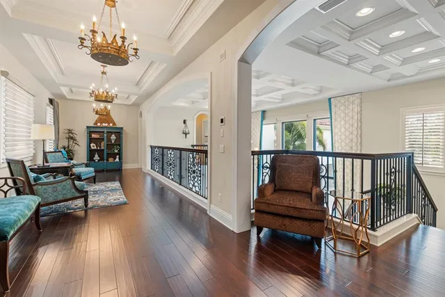 a bathroom with a double vanity sink a mirror and a shower