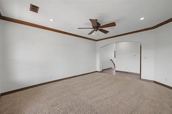 a view of an empty room