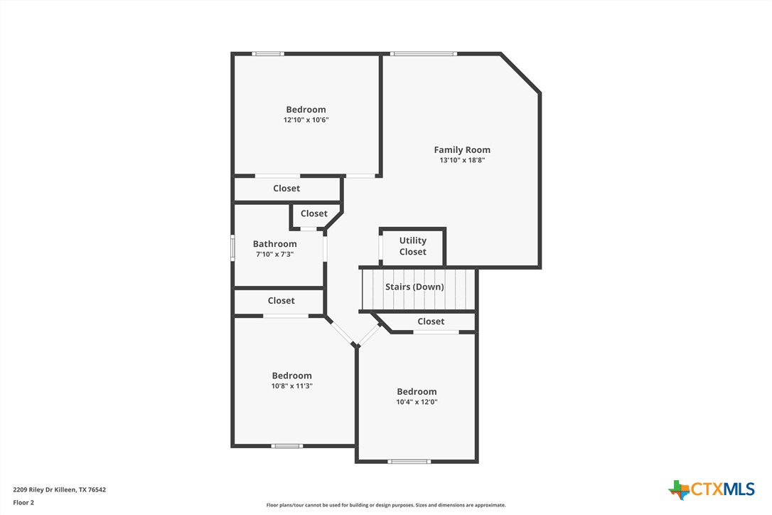 2209 Riley Drive Killeen, TX 76542 - Photo 33 of 33 a picture of a floor plan